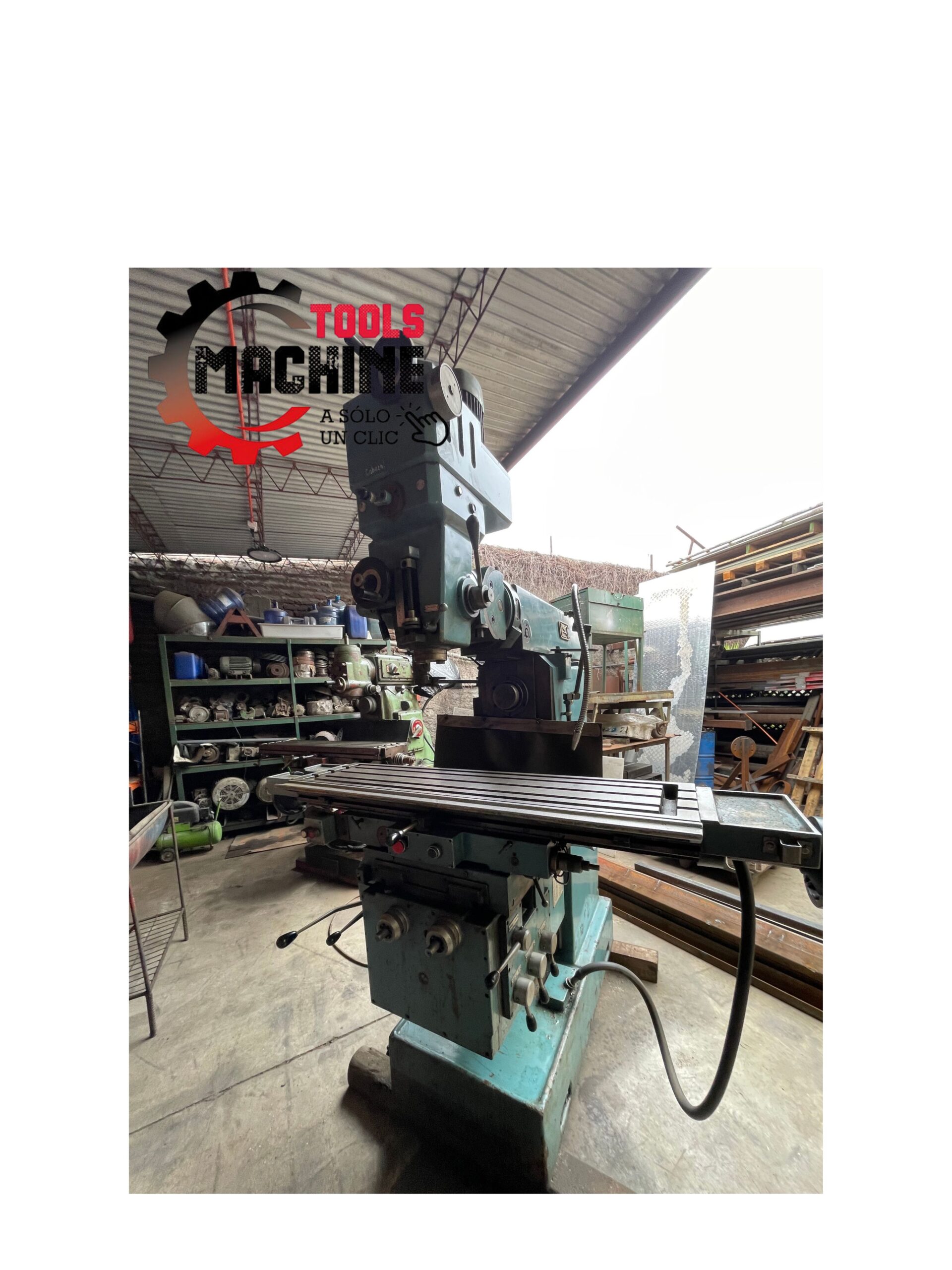 FRESADORA UNIVERSAL USADA TORRETA CMB ITALIA 380V
