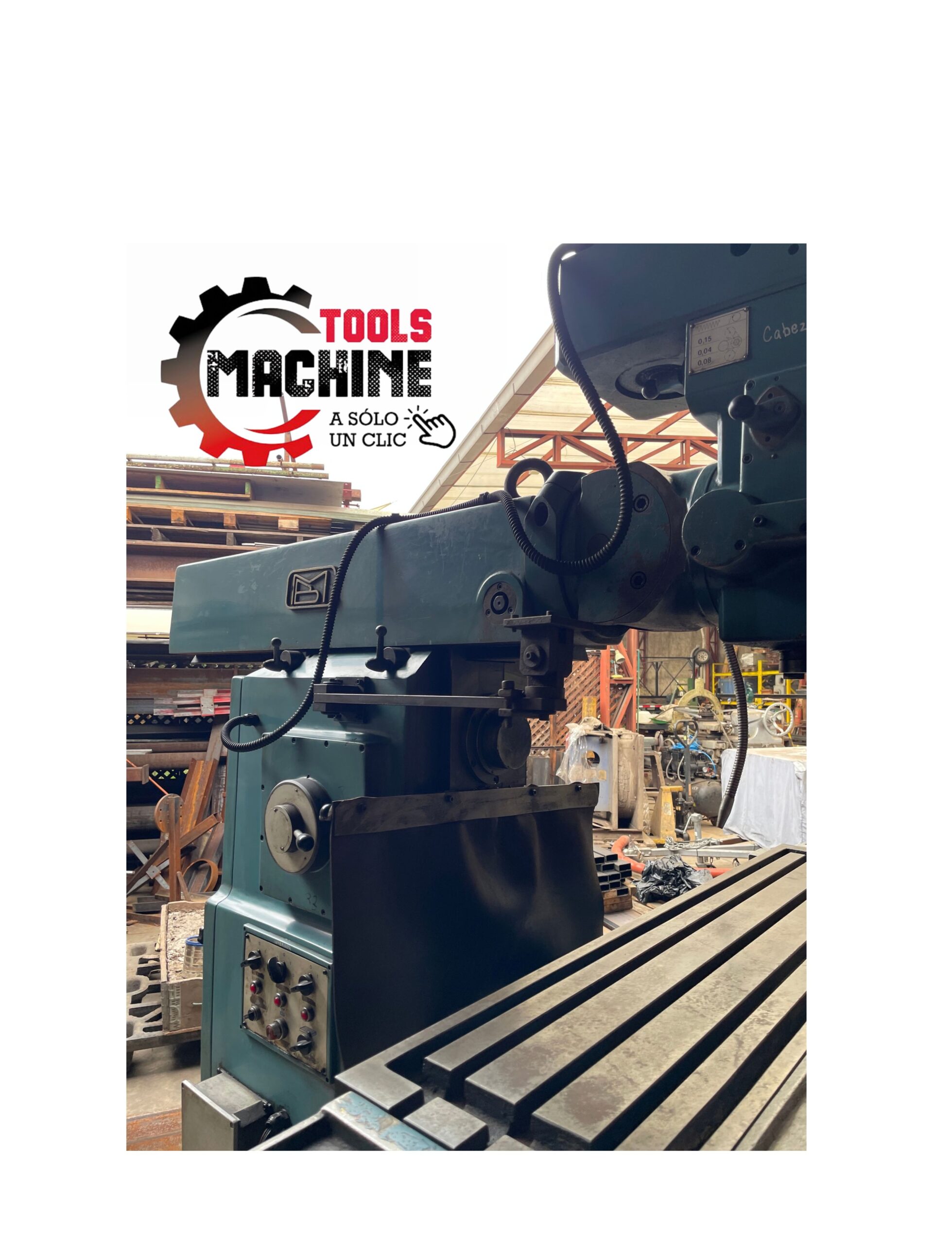 FRESADORA UNIVERSAL USADA TORRETA CMB ITALIA 380V