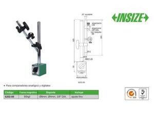 BASE MAGNETICA 80KG INSIZE