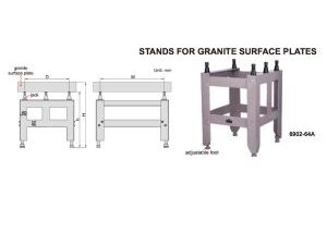 BASE PARA MESA DE GRANITO 630X630X100MM INSIZE