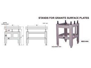 BASE PARA MESA DE GRANITO 630x400x80MM INSIZE