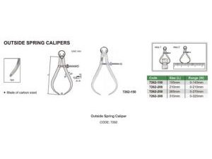 COMPAS DE EXTERIOR 0-140MM INSIZE