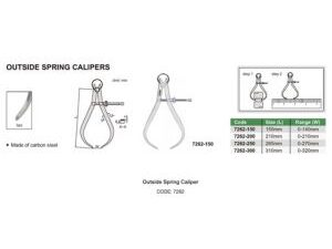 COMPAS DE EXTERIOR 0-320MM INSIZE