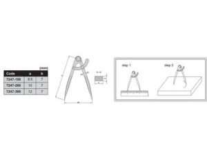 COMPAS EXTERIOR TRAZADOR 0-190MM INSIZE