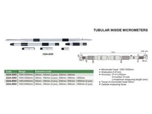 MICROMETRO INTERIOR TUBO 1000-5000MM INSIZE