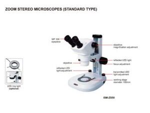 MICROSCOPIO STEREO TRINOCULAR ISM-ZS50T INSIZE