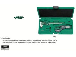 SET INSTRUMENTO DE MEDICION DIGITAL 2PZS INSIZE
