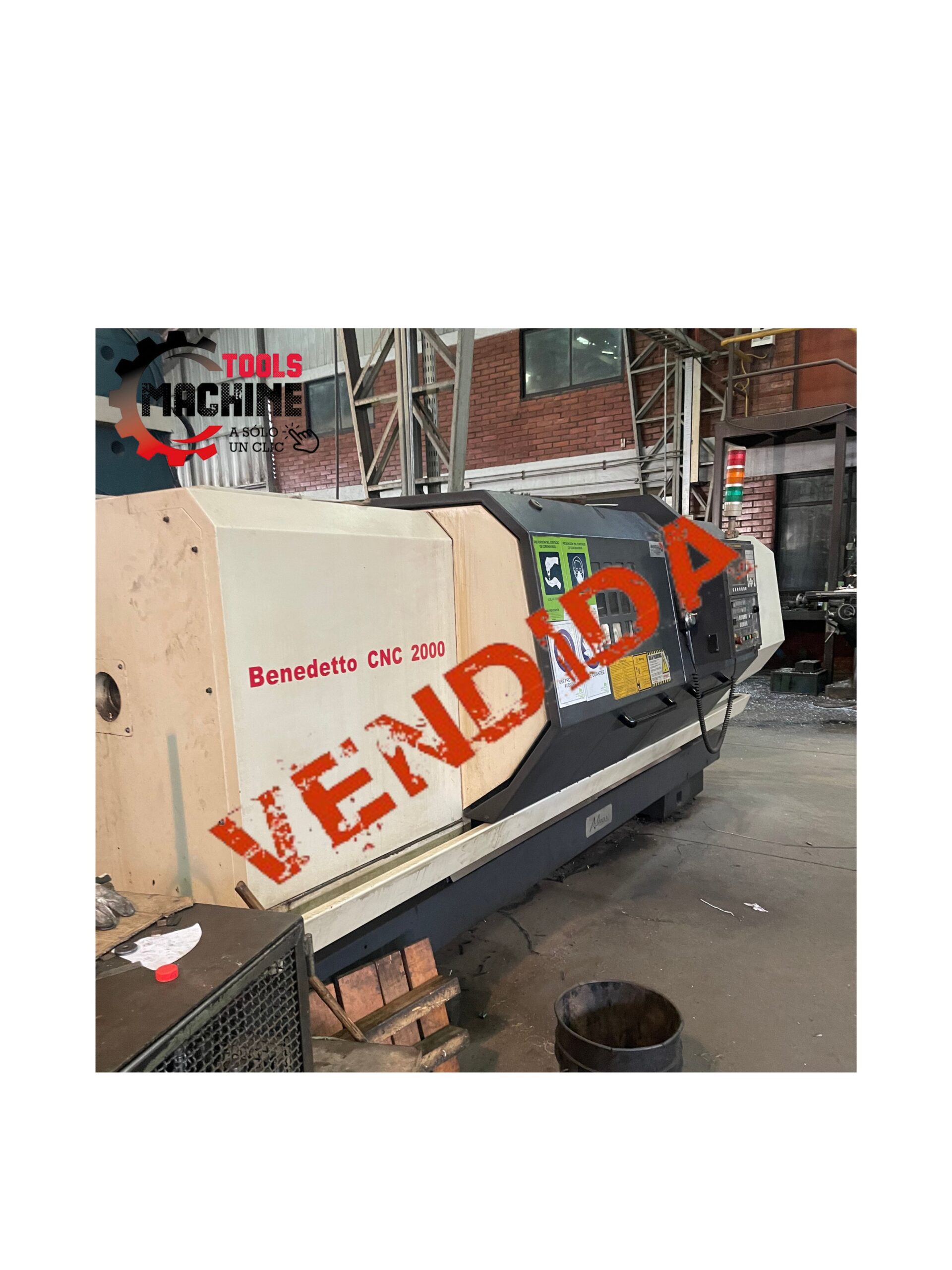 TORNO CNC BANCAD PARALELA USADO BENEDETT CH 380