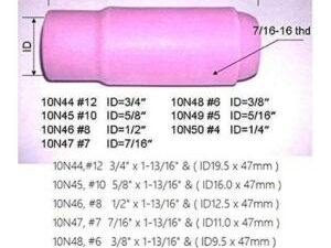 CERAMICA TIG 5/8 (10 UNIDADES) HuaRu i