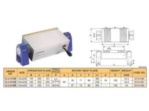 MESA MAGNETICA ANGULAR VLU-618B VERTEX TAIWAN
