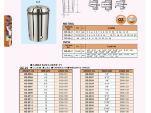 REPUESTO BOQUILLA FRESA OZ25D-14 VERTEX TAIWAN