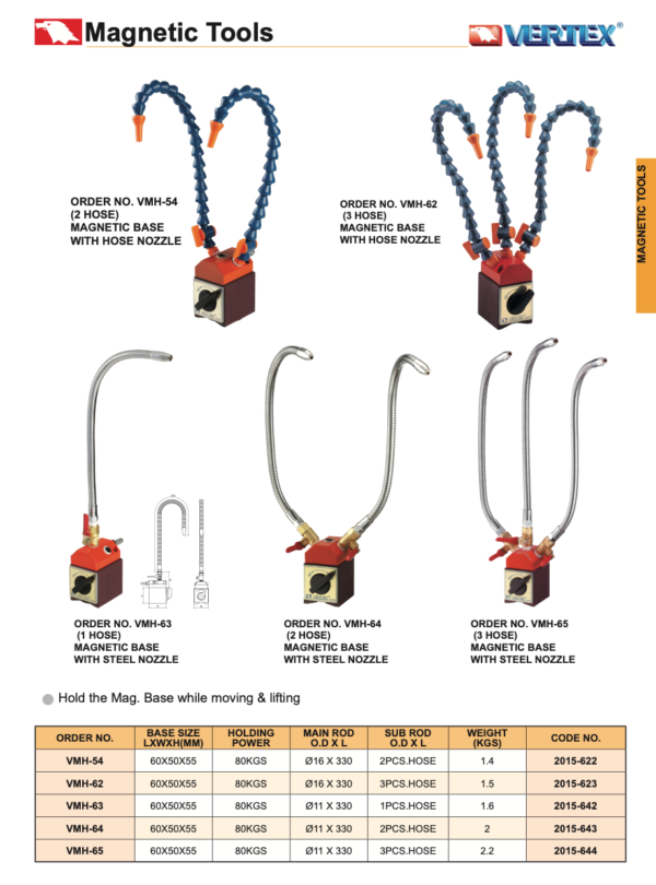 FLEXIBLE DOBLE CON BASE MAGNETICA VERTEX