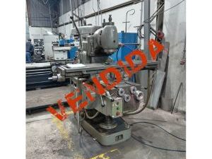 FRESADORA TORRETA USADA SAIMP MESA 1600X550MM ITALIANA 380V