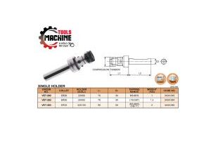 SOPORTE ROSCADO EXPANSIBLE ER20 20x80MM VERTEX