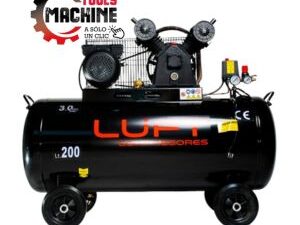 COMPRESOR DE AIRE PISTON 3HP 200LT 8 BAR LUFT CHNI