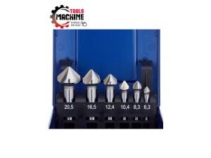 JUEGO DE AVELLANADORES HSSE 90 GRS 6.3-20.5MM 6PS