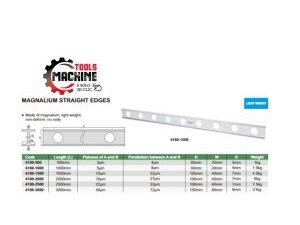 REGRA DE CANTO RECTO MAGNALIUM 1000MM INSIZE CHi