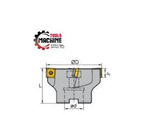FRESA INSERTO A 90°Ø 50MM FMP02-050-A22-SE12-04 Zcc.c