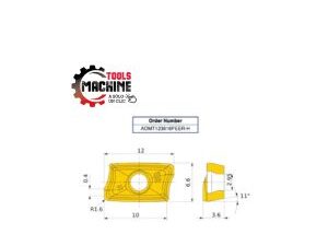 INSERTO FRESADO AOMT123624PEER-M-VP15TF 10UN. MIT