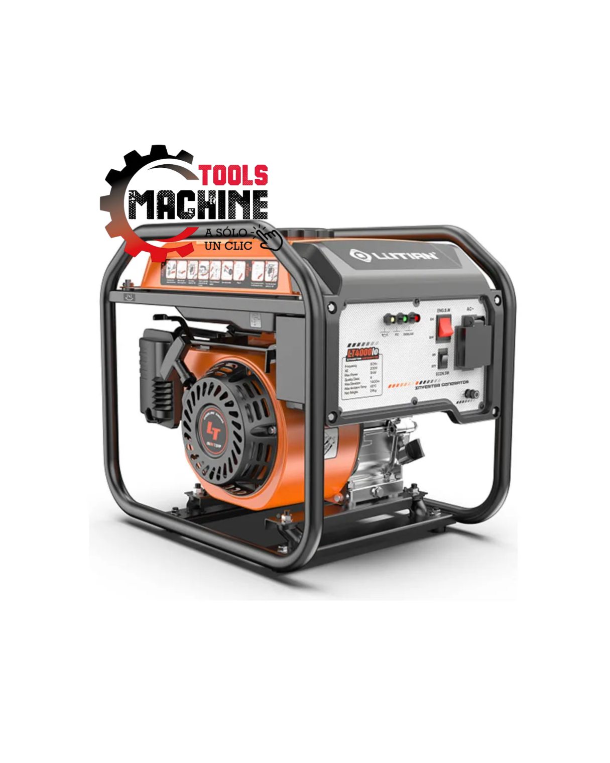 GENERADOR INVER. BENCINERO ABIERTO 3,0KW LUTIAN c