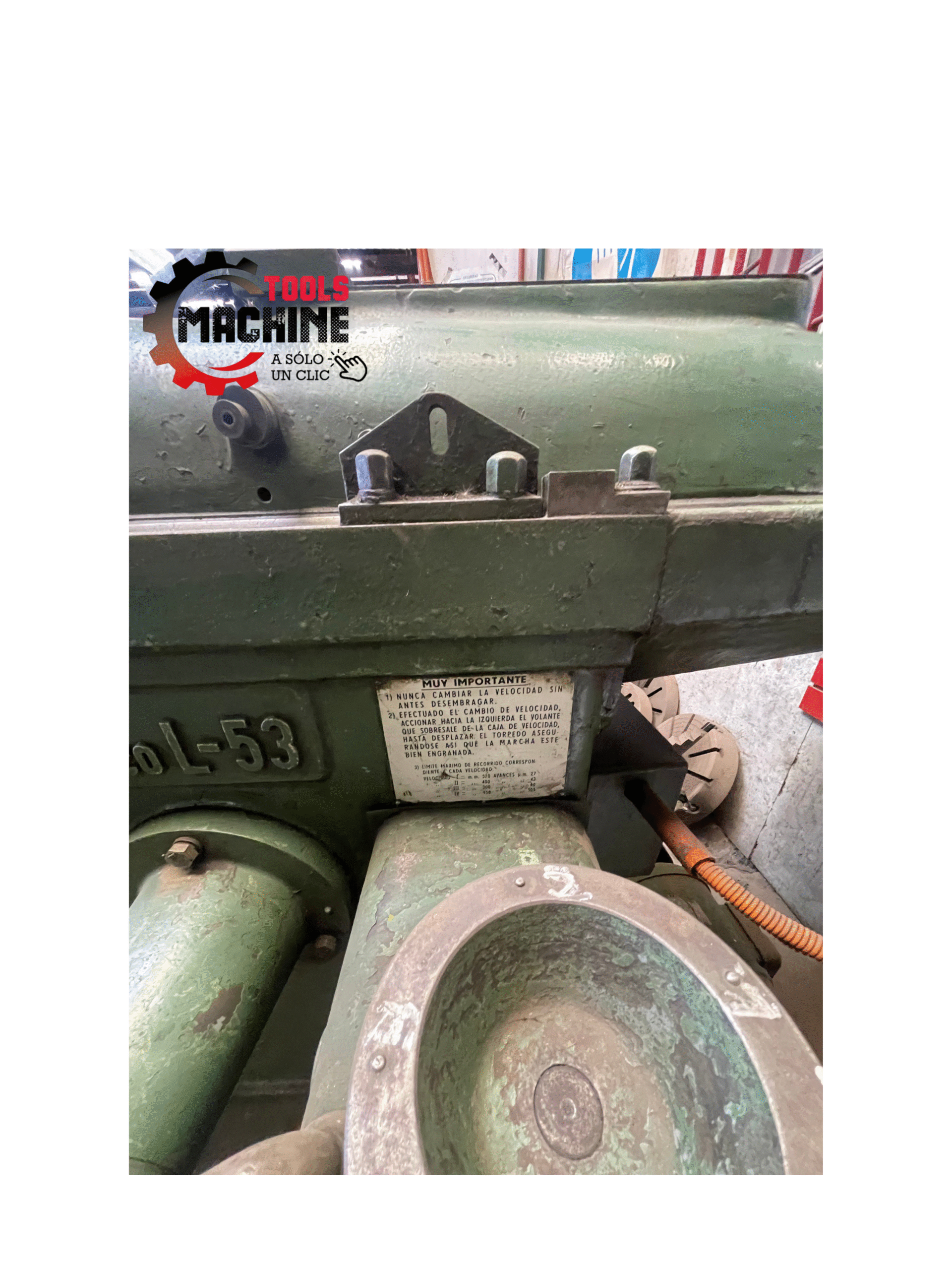 CEPILLO MECANICO USADO CARR 530MM WECHEICO ARG.