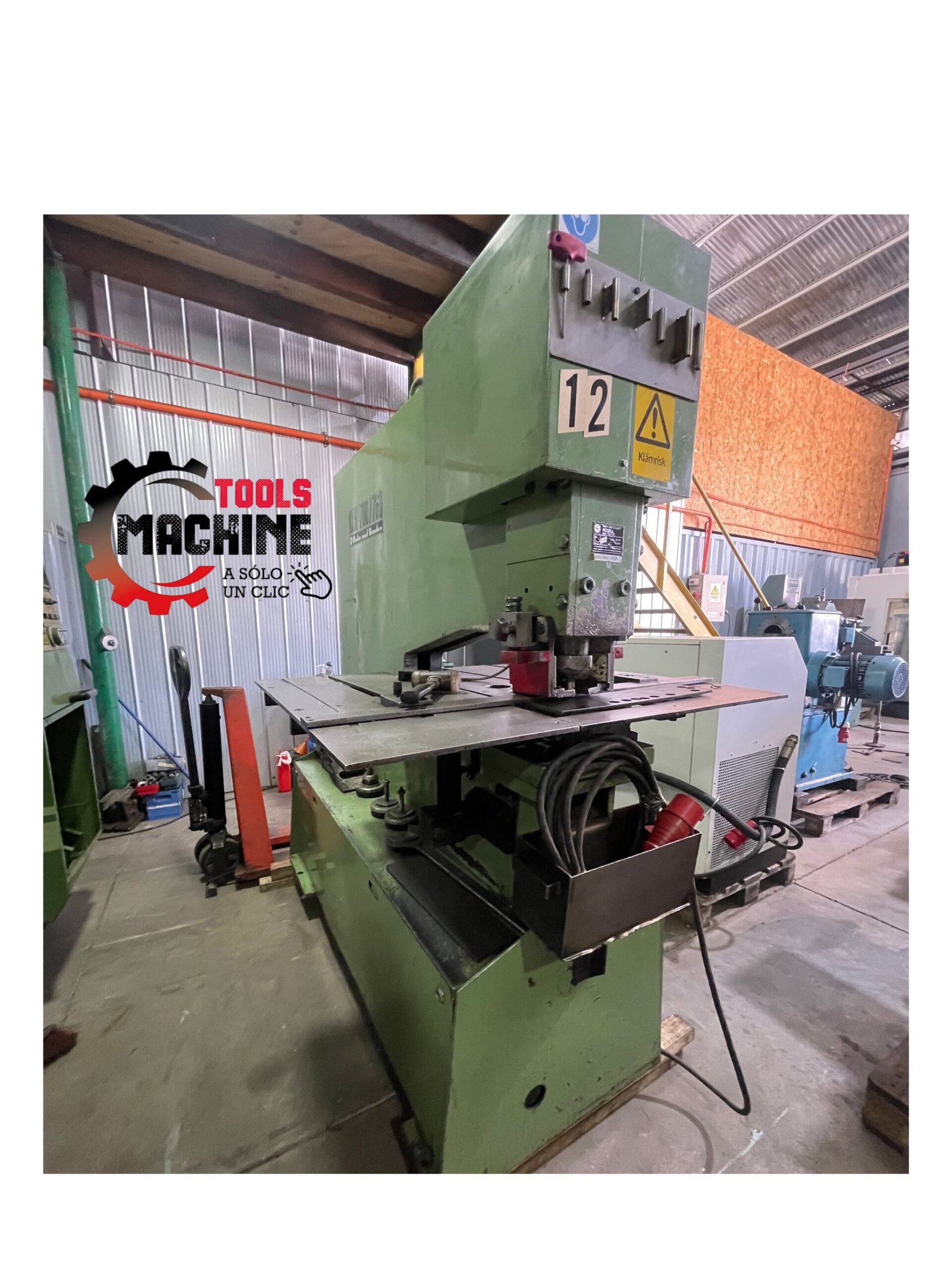 PUNZONADORA USA. MUBEA HIDRAULICA KLH 700 77TON s