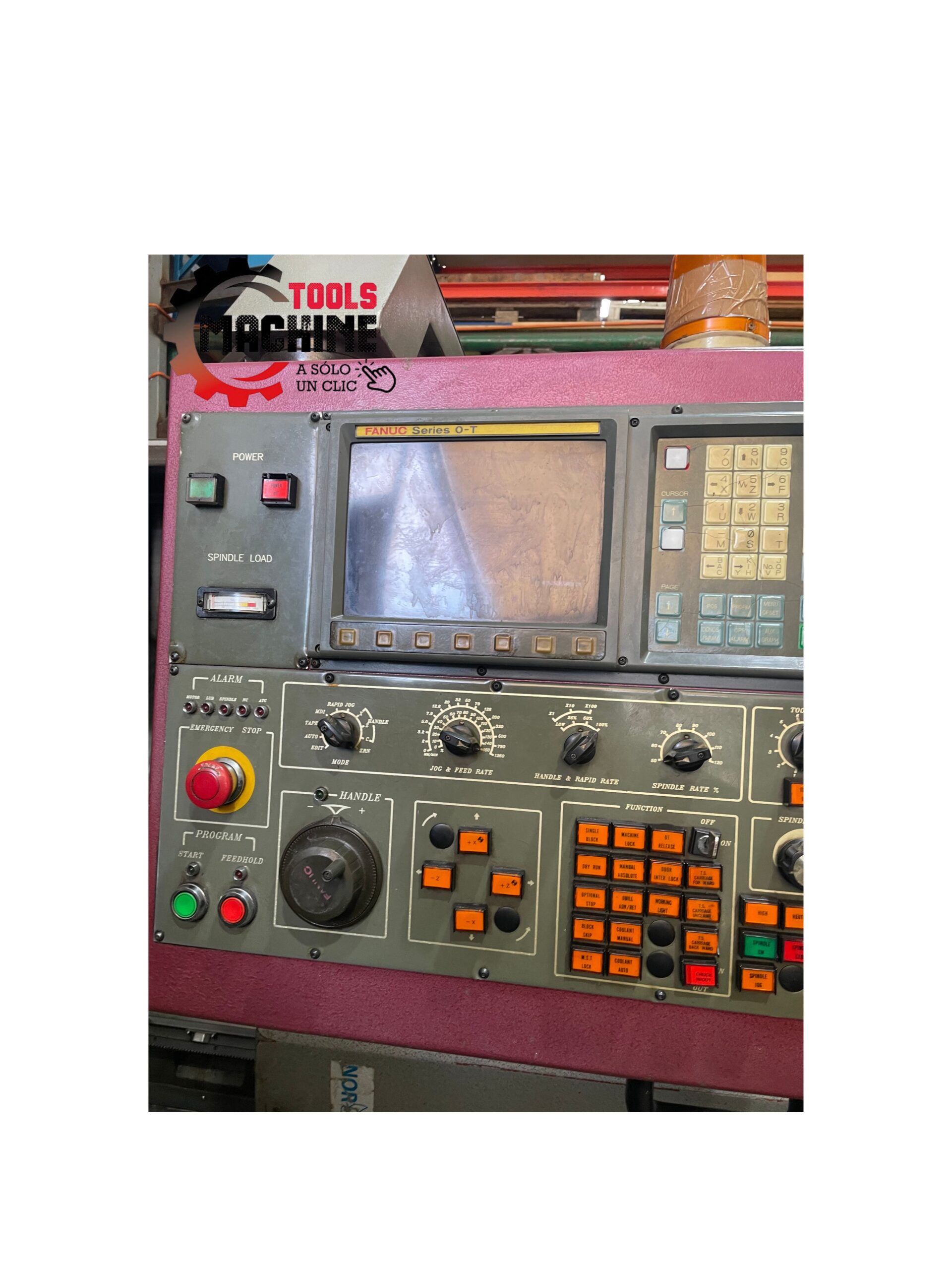 TORNO CNC BANCADA INCLINA. USADO JONHFORD TC-35--