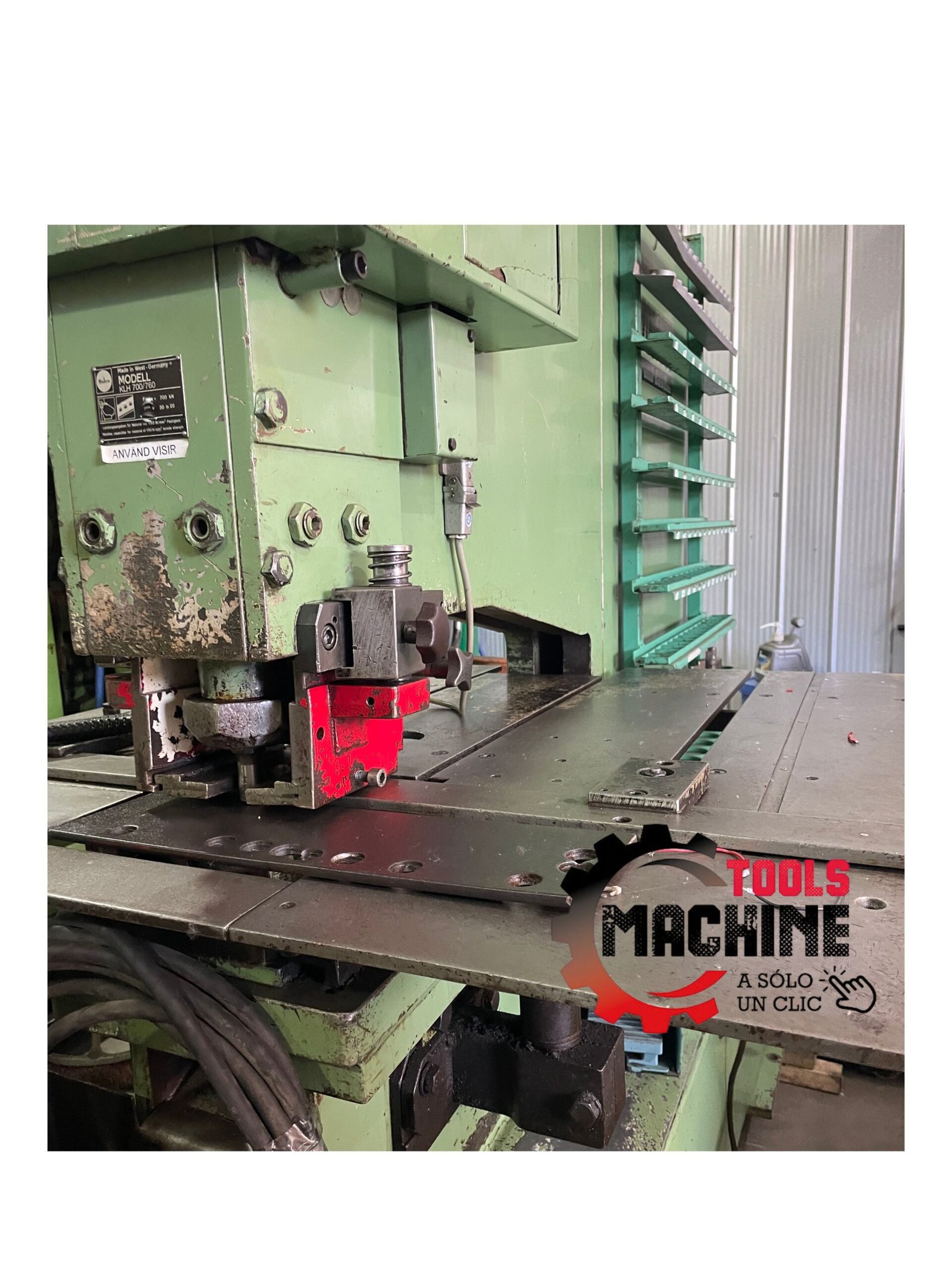 PUNZONADORA USA. MUBEA HIDRAULICA KLH 700 77TON s - Imagen 2
