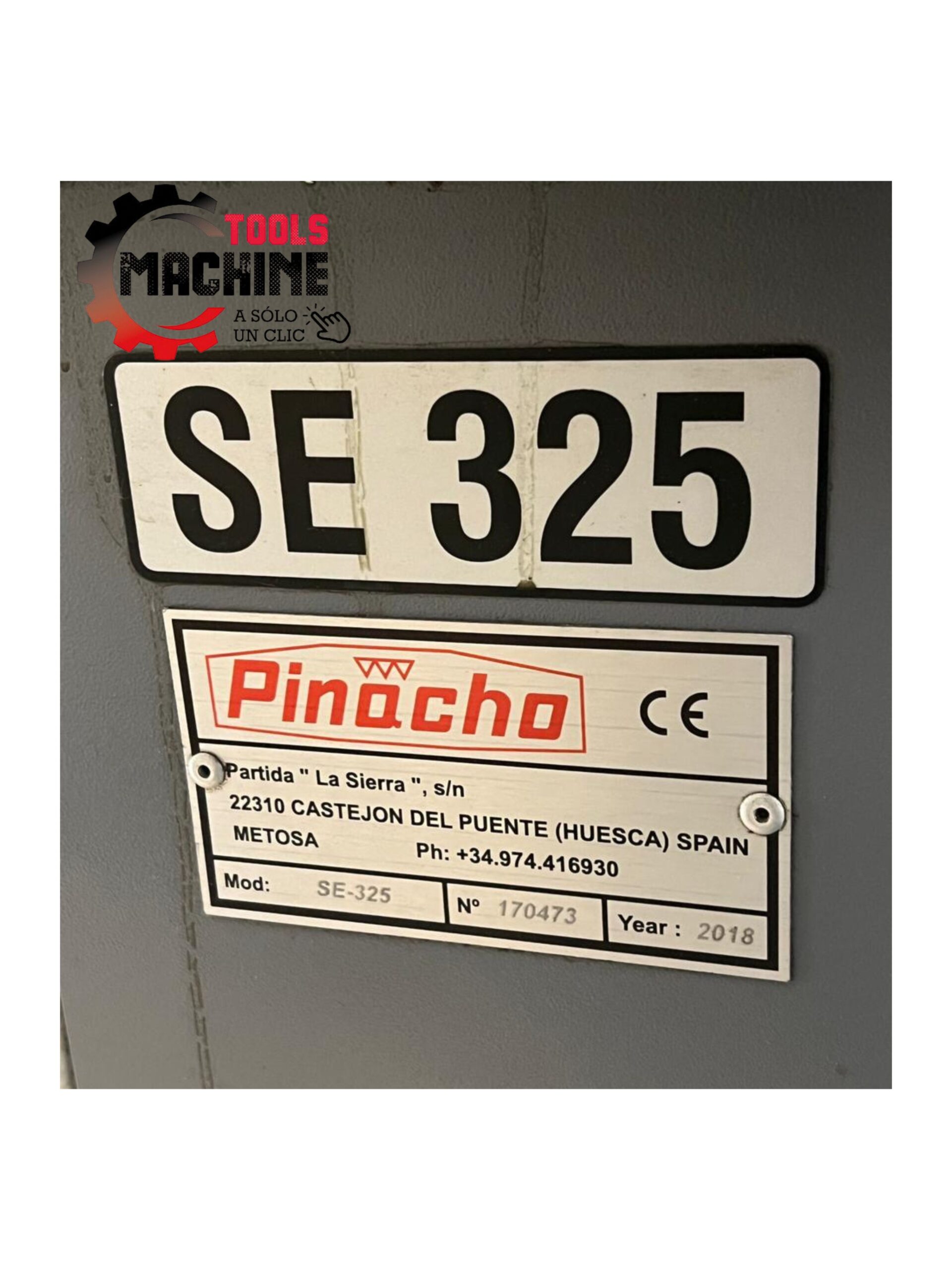 TORNO CNC BANCADA PARALELA USADO PINACHO SE-325.