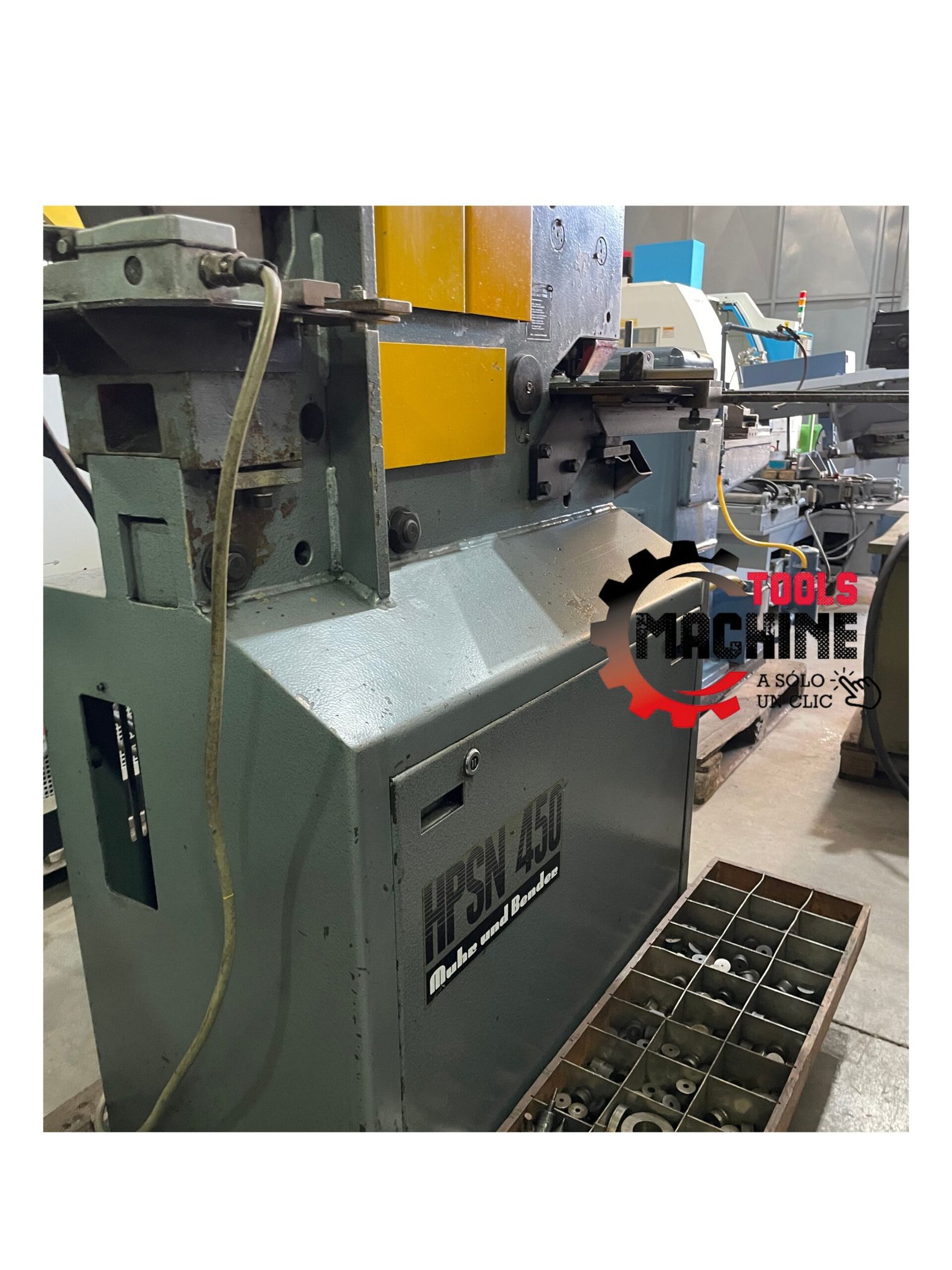 PUNZONADORA HIDRAULICA USA. MUHR HPSN 450 45TON -