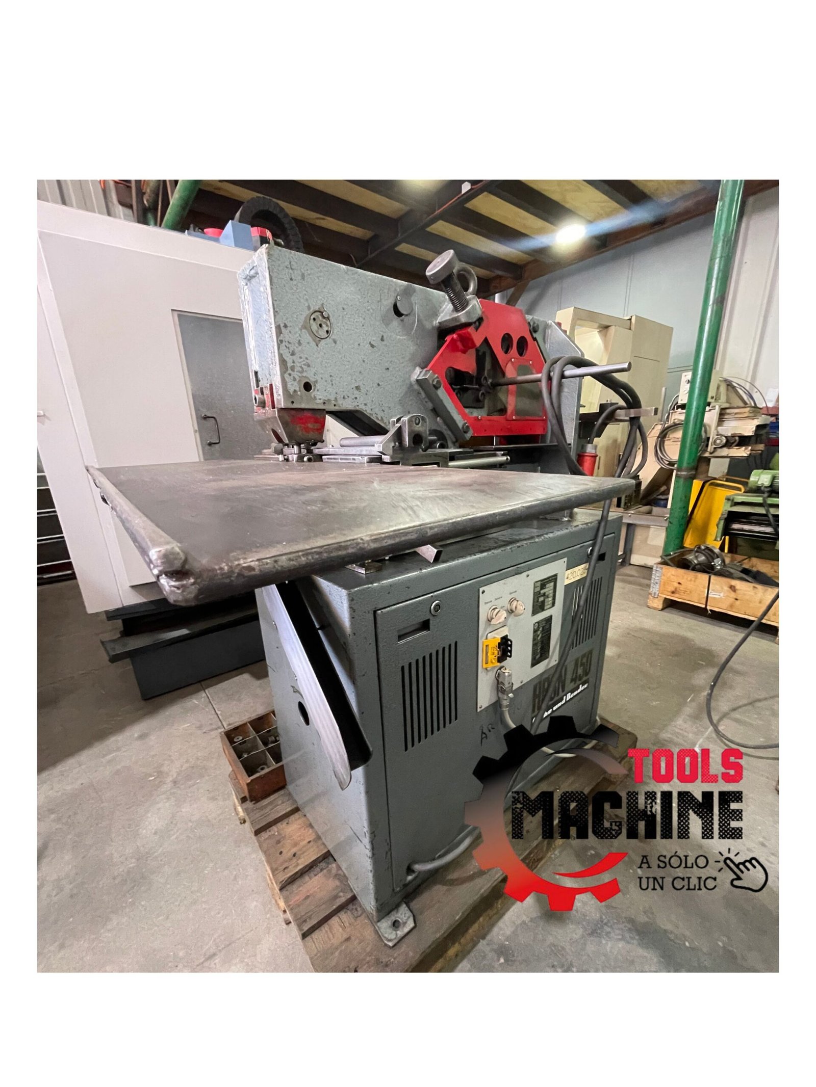PUNZONADORA HIDRAULICA USA. MUHR HPSN 450 45TON -