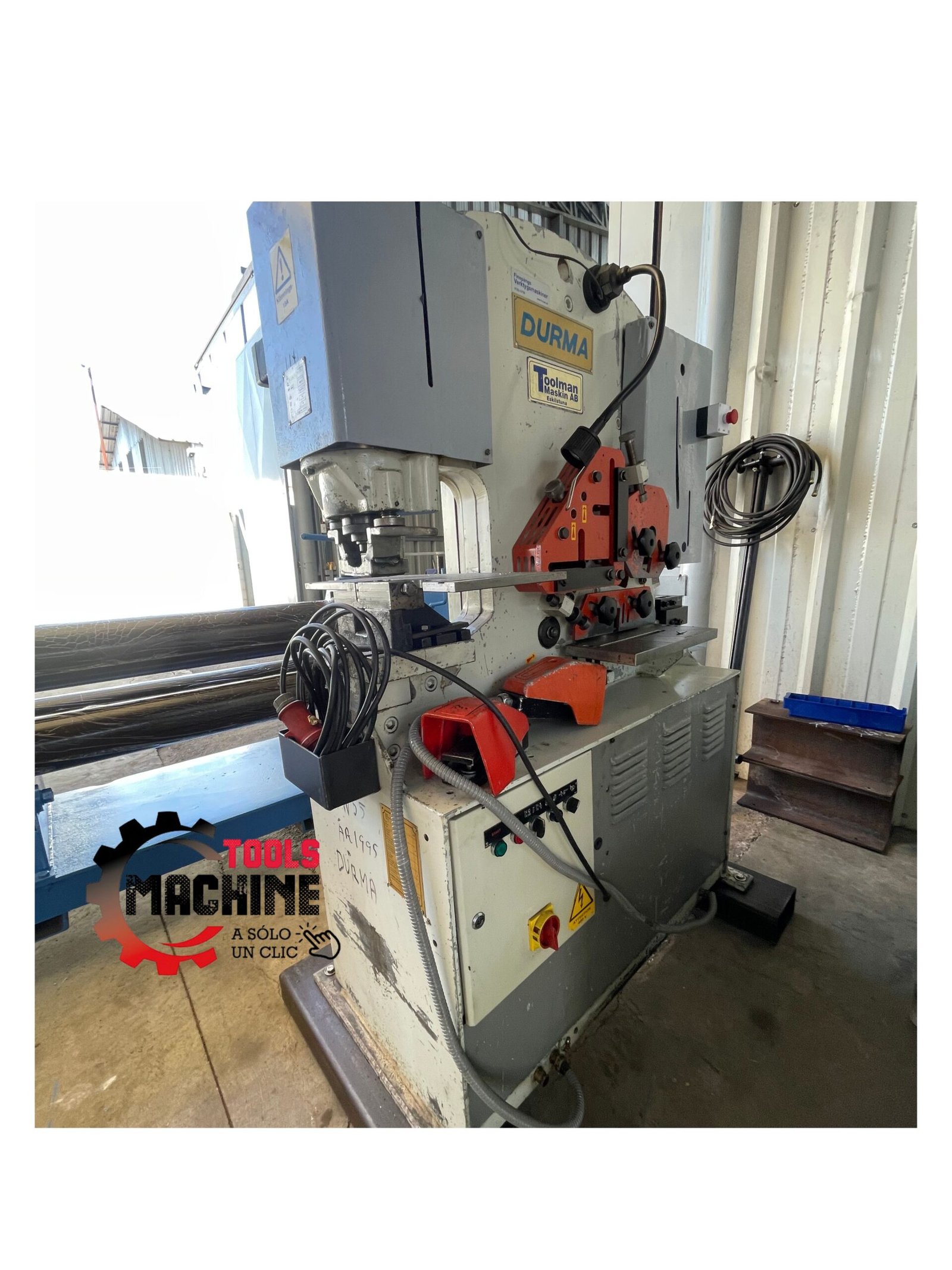 PUNZONADORA USADA DURMA IW55 55TON SUECA 380V sc
