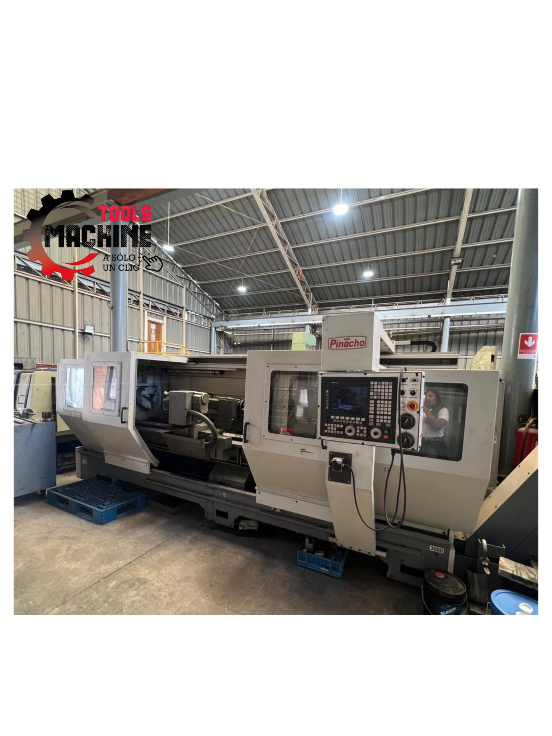 TORNO CNC BANCADA PARALELA USADO PINACHO SE-325.